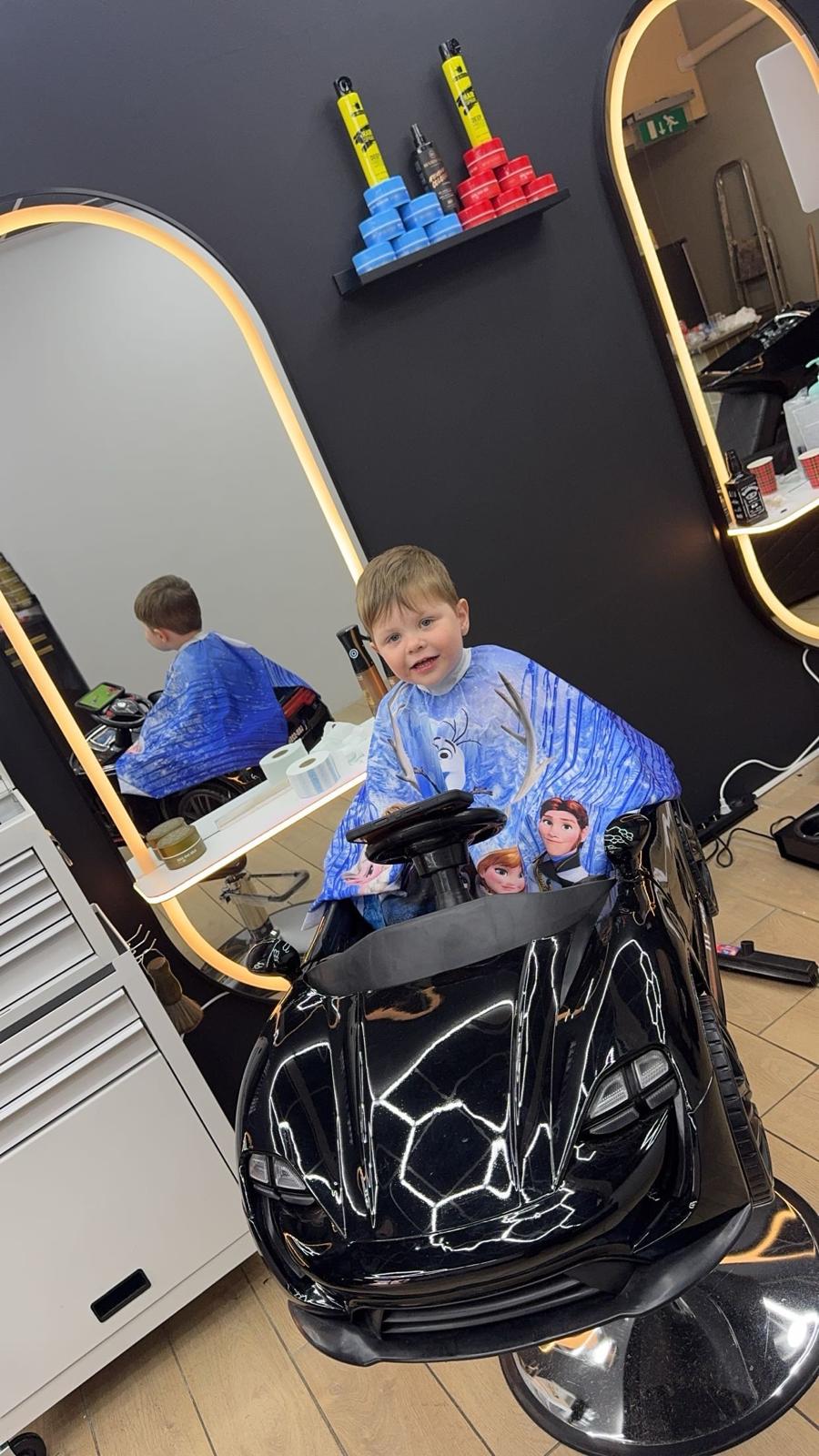 Kinderknip bij Barbershop De Rijn